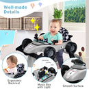 4-in-1 Racing Car Baby Walker with Music and Lights — Grey — image 10