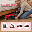 4-in-1 Racing Car Baby Walker with Music and Lights — Red — image 4