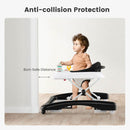 Foldable Baby Walker with Adjustable Height and Toy Tray — Black — image 1