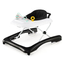 Foldable Baby Walker with Adjustable Height and Toy Tray — Black — image 2