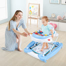6-in-1 Baby Activity Walker with Removable Music Tray — Blue — image 1