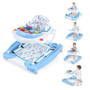 6-in-1 Baby Activity Walker with Removable Music Tray — Blue — image 6
