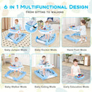 6-in-1 Baby Activity Walker with Removable Music Tray — Blue — image 8