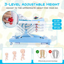 6-in-1 Baby Activity Walker with Removable Music Tray — Blue — image 9