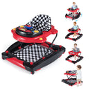 6-in-1 Baby Activity Walker with Removable Music Tray — Red — image 2