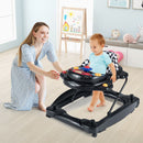 6-in-1 Baby Activity Walker with Removable Music Tray — Black — image 1
