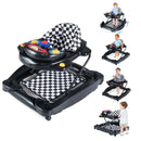 6-in-1 Baby Activity Walker with Removable Music Tray — Black — image 2