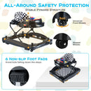 6-in-1 Baby Activity Walker with Removable Music Tray — Black — image 8