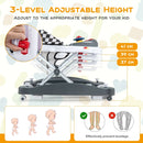 6-in-1 Baby Activity Walker with Removable Music Tray — Grey — image 9