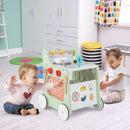 6-in-1 Wooden Activity Walker and Play Kitchen — Green — image 1