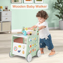 6-in-1 Wooden Activity Walker and Play Kitchen — Green — image 5