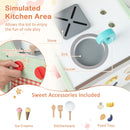 6-in-1 Wooden Activity Walker and Play Kitchen — Green — image 7
