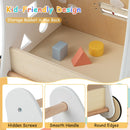 7-in-1 Wooden Activity Push Walker — White + Natural — image 4