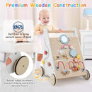 7-in-1 Wooden Activity Push Walker — White + Natural — image 7