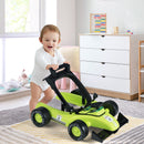 4-in-1 Racing Car Baby Walker with Music and Lights — Blue & Green — image 2