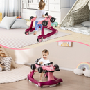 4-in-1 Racing Car Baby Walker with Music and Lights — Purple — image 1