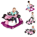 4-in-1 Racing Car Baby Walker with Music and Lights — Purple — image 3