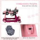 4-in-1 Racing Car Baby Walker with Music and Lights — Purple — image 5