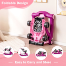 4-in-1 Racing Car Baby Walker with Music and Lights — Purple — image 10