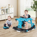 6-in-1 Aeroplane Baby Activity Walker with Music and Lights — Blue — image 1