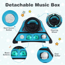 6-in-1 Aeroplane Baby Activity Walker with Music and Lights — Blue — image 6