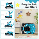 6-in-1 Aeroplane Baby Activity Walker with Music and Lights — Blue — image 8