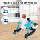 6-in-1 Aeroplane Baby Activity Walker with Music and Lights — Blue — image 9