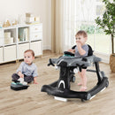 6-in-1 Aeroplane Baby Activity Walker with Music and Lights — Grey — image 1