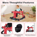 6-in-1 Aeroplane Baby Activity Walker with Music and Lights — Red — image 10
