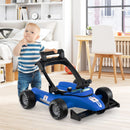 4-in-1 Foldable Baby Activity Walker with Music Box — Blue — image 2