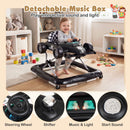 4-in-1 Foldable Baby Activity Walker with Music Box — Black — image 6