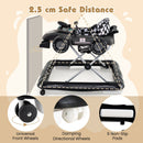 4-in-1 Foldable Baby Activity Walker with Music Box — Black — image 8
