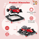 4-in-1 Foldable Baby Activity Walker with Music Box — Red — image 4