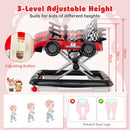 4-in-1 Foldable Baby Activity Walker with Music Box — Red — image 7