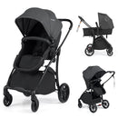 2-in-1 Foldable Baby Stroller - Dark Grey