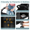 BC10275AU safety harness storage and quick-release wheels