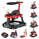 6-in-1 Baby Activity Walker with Canopy — Red — image 4