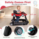 6-in-1 Baby Activity Walker with Canopy — Red — image 10