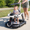 6-in-1 Baby Activity Walker with Canopy — White — image 1