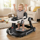 6-in-1 Baby Activity Walker with Canopy — White — image 2