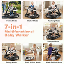6-in-1 Baby Activity Walker with Canopy — White — image 7
