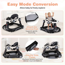 6-in-1 Baby Activity Walker with Canopy — White — image 10