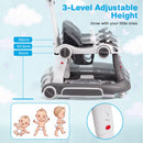 6-in-1 Baby Activity Walker with Canopy — Grey — image 5