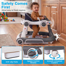 6-in-1 Baby Activity Walker with Canopy — Grey — image 7
