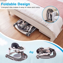 6-in-1 Baby Activity Walker with Canopy — Grey — image 10