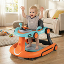 6-in-1 Baby Activity Walker with Canopy — Orange — image 1