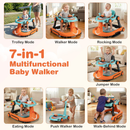 6-in-1 Baby Activity Walker with Canopy — Orange — image 5