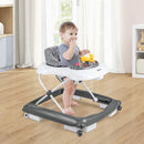 Foldable Baby Activity Walker with Music Tray — Grey — image 2