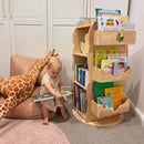 BINDI revolving bookcase storage detail