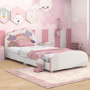 Cloud design kids bed side view